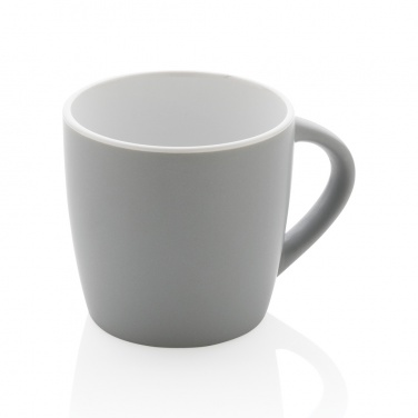 Logo trade promotional items image of: Ceramic mug with coloured inner 300ml