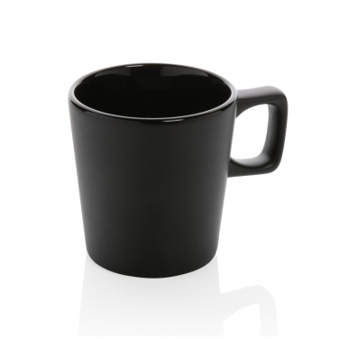 Logotrade promotional product picture of: Ceramic modern coffee mug 300ml