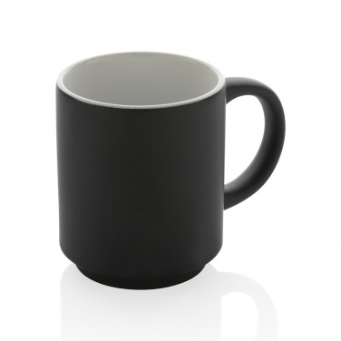 Logo trade promotional items image of: Ceramic stackable mug 180ml