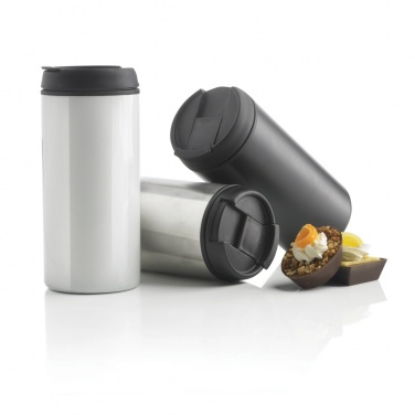 Logo trade promotional giveaways image of: Metro RCS Recycled stainless steel tumbler