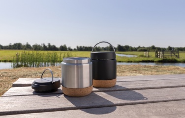 Logo trade advertising products image of: Savory RCS certified recycled stainless steel foodflask