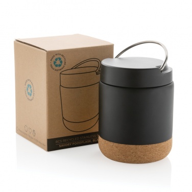 Logo trade corporate gifts image of: Savory RCS certified recycled stainless steel foodflask