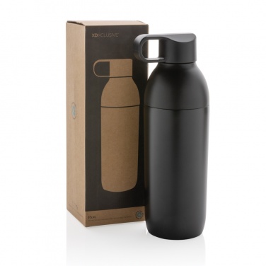 Logo trade promotional giveaways image of: Flow RCS recycled stainless steel vacuum bottle