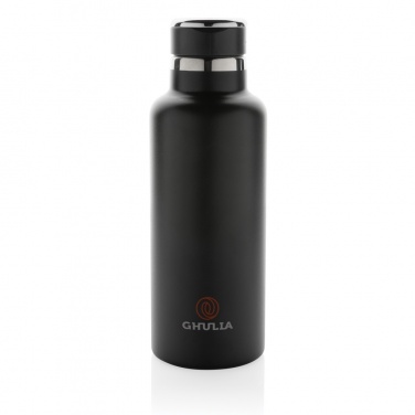 Logotrade promotional item image of: Hydro RCS recycled stainless steel vacuum bottle with spout
