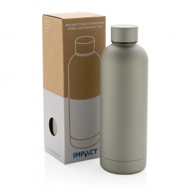 Logo trade promotional gifts picture of: RCS Recycled stainless steel Impact vacuum bottle