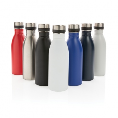 Logo trade promotional gifts image of: RCS Recycled stainless steel deluxe water bottle