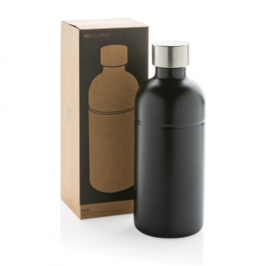 Logo trade corporate gifts image of: Soda RCS certified re-steel carbonated drinking bottle
