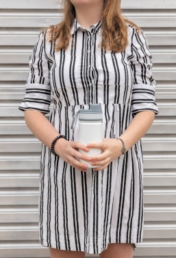 Logotrade promotional merchandise picture of: Vacuum stainless steel bottle with sports lid 550ml