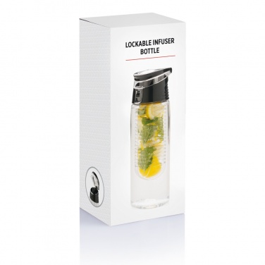 Logo trade corporate gifts image of: Lockable infuser bottle
