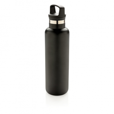 Logo trade advertising products picture of: Vacuum insulated leak proof standard mouth bottle