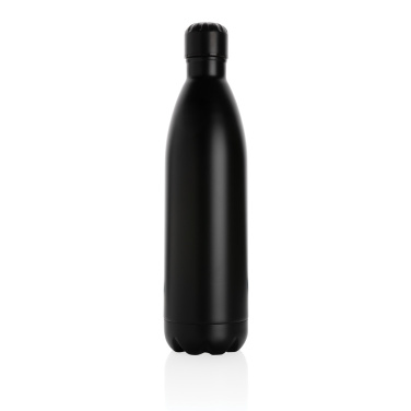 Logo trade advertising products image of: Solid colour vacuum stainless steel bottle 1L