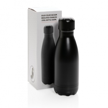 Logotrade promotional merchandise picture of: Solid colour vacuum stainless steel bottle 260ml