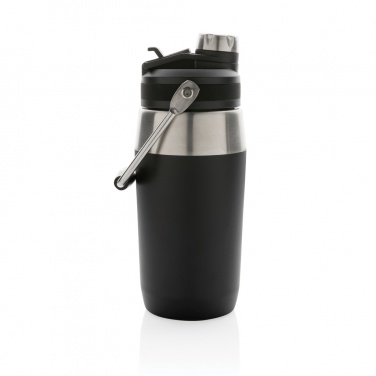 Logo trade promotional giveaway photo of: Vacuum stainless steel dual function lid bottle 500ml