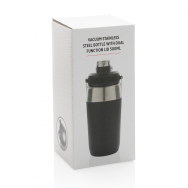 Logotrade promotional product image of: Vacuum stainless steel dual function lid bottle 500ml