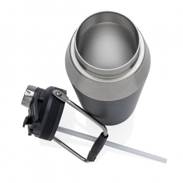Logotrade promotional merchandise picture of: Vacuum stainless steel dual function lid bottle 1L