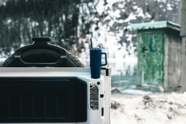 Logotrade promotional gift picture of: Tana RCS plastic tumbler with handle 900ml