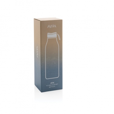 Logo trade promotional item photo of: Avira Atik RCS Recycled PET bottle 1L