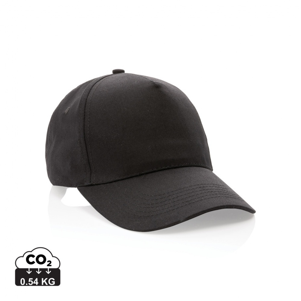Logo trade advertising product photo of: Impact 5 panel 190gr Recycled cotton cap with AWARE™ tracer