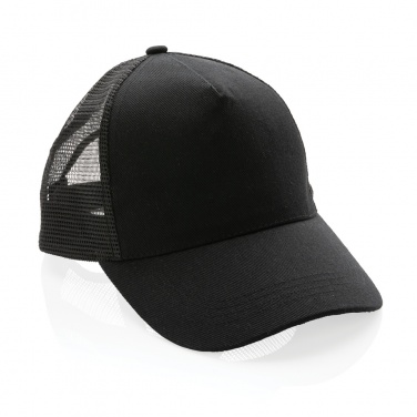 Logotrade corporate gift image of: Impact AWARE™ Brushed rcotton 5 panel trucker cap 190gr