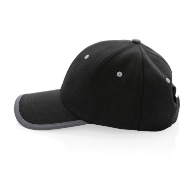 Logo trade advertising products picture of: Impact AWARE™ Brushed rcotton 6 panel contrast cap 280gr