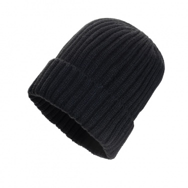Logotrade promotional products photo of: Kennedi AWARE™ Polylana® beanie with large rib