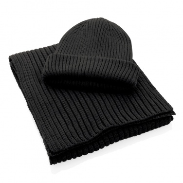 Logo trade corporate gift photo of: Impact AWARE™  Polylana® double knitted beanie