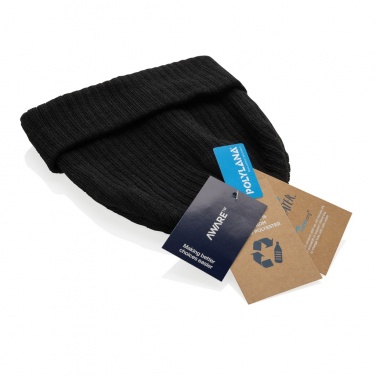 Logotrade promotional gift image of: Pryor AWARE™ Polylana® beanie with cuff