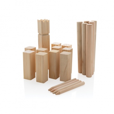 Logo trade promotional items image of: Wooden kubb set