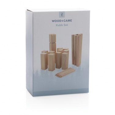 Logo trade promotional gift photo of: Wooden kubb set