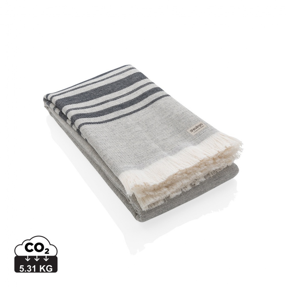 Logo trade advertising products image of: Ukiyo Yumiko AWARE™ Hammam Towel 100 x 180cm