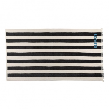 Logo trade business gift photo of: Ukiyo Yukari AWARE™ XL deluxe beach towel 100x180cm