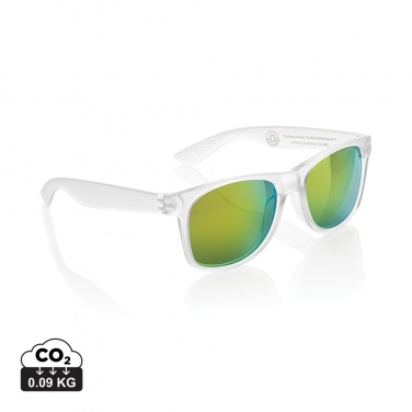 Logotrade promotional gift picture of: Gleam RCS recycled PC mirror lens sunglasses
