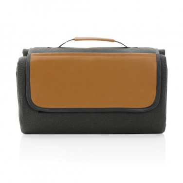 Logo trade corporate gifts image of: Impact AWARE™ RPET picnic blanket with PU cover