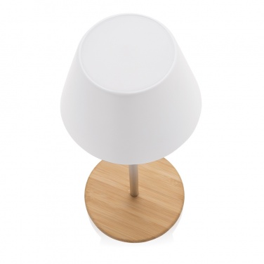 Logo trade promotional product photo of: Pure Glow RCS usb-rechargeable recycled plastic table lamp