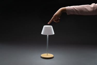Logotrade promotional giveaway picture of: Pure Glow RCS usb-rechargeable recycled plastic table lamp