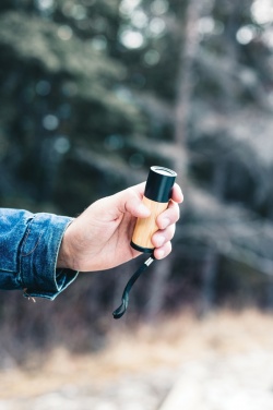 Logo trade promotional items image of: Bamboo and RCS certfied recycled plastic torch