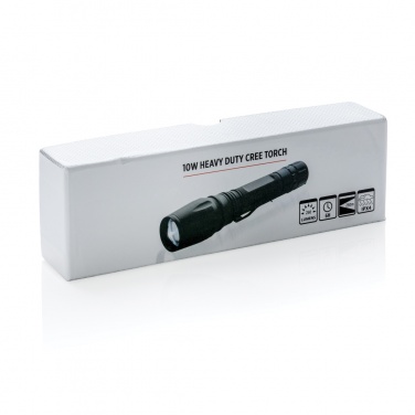 Logo trade business gifts image of: Torch 10W Heavy duty CREE