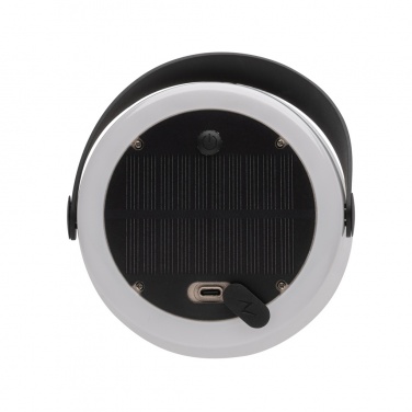 Logotrade promotional gift image of: SolarGlow RCS recycled ABS USB-rechargeable outdoor light