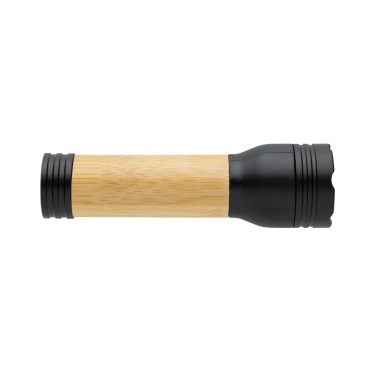 Logotrade promotional gift picture of: Lucid 1W RCS certified recycled plastic & bamboo torch