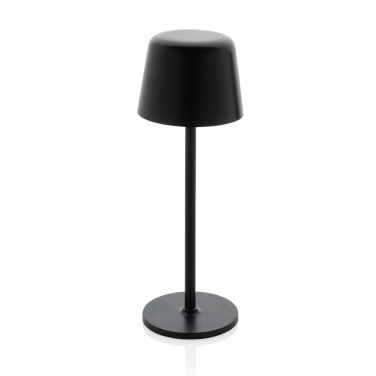 Logo trade promotional products picture of: Zenic RCS recycled plastic USB re-chargable table lamp