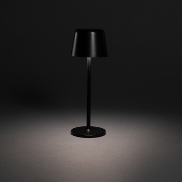 Logo trade promotional giveaway photo of: Zenic RCS recycled plastic USB re-chargable table lamp