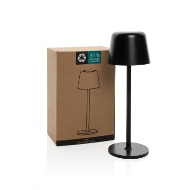 Logotrade corporate gift picture of: Zenic RCS recycled plastic USB re-chargable table lamp