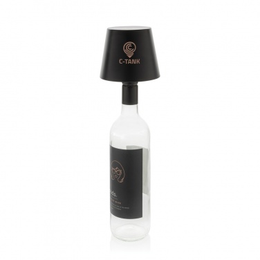 Logo trade promotional merchandise photo of: BottleGlow RCS recycled plastic bottle lamp