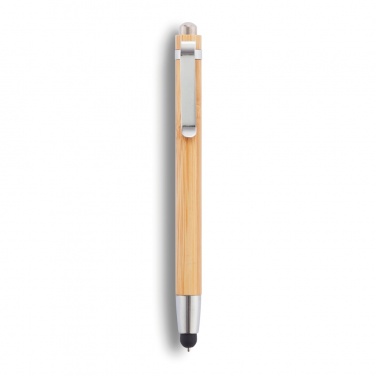 Logo trade promotional product photo of: Bamboo stylus pen
