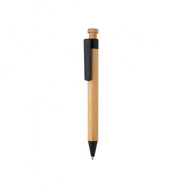 Logotrade promotional merchandise image of: Bamboo pen with wheatstraw clip