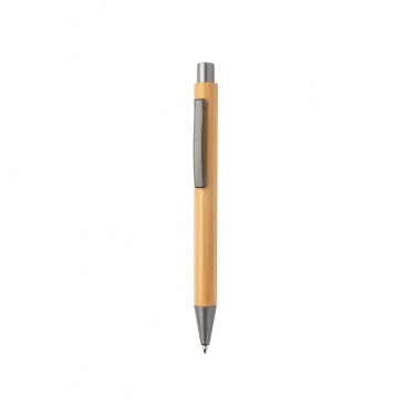 Logo trade promotional gifts picture of: Slim design bamboo pen