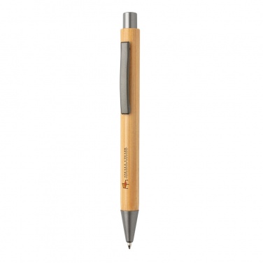 Logotrade promotional merchandise picture of: Slim design bamboo pen