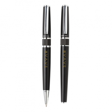 Logo trade advertising products picture of: Swiss Peak deluxe pen set