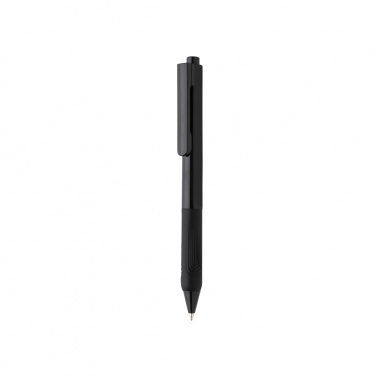 Logo trade advertising products picture of: X9 solid pen with silicone grip