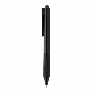 Logo trade promotional item photo of: X9 solid pen with silicone grip